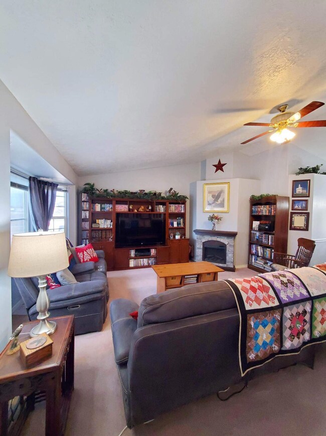 Living room from front entry