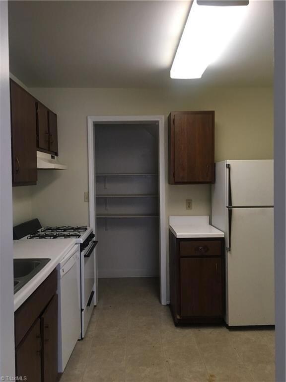 Kitchen with pantry