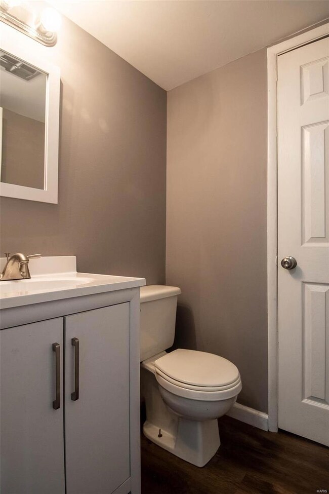 Half bath on main level has been completely update