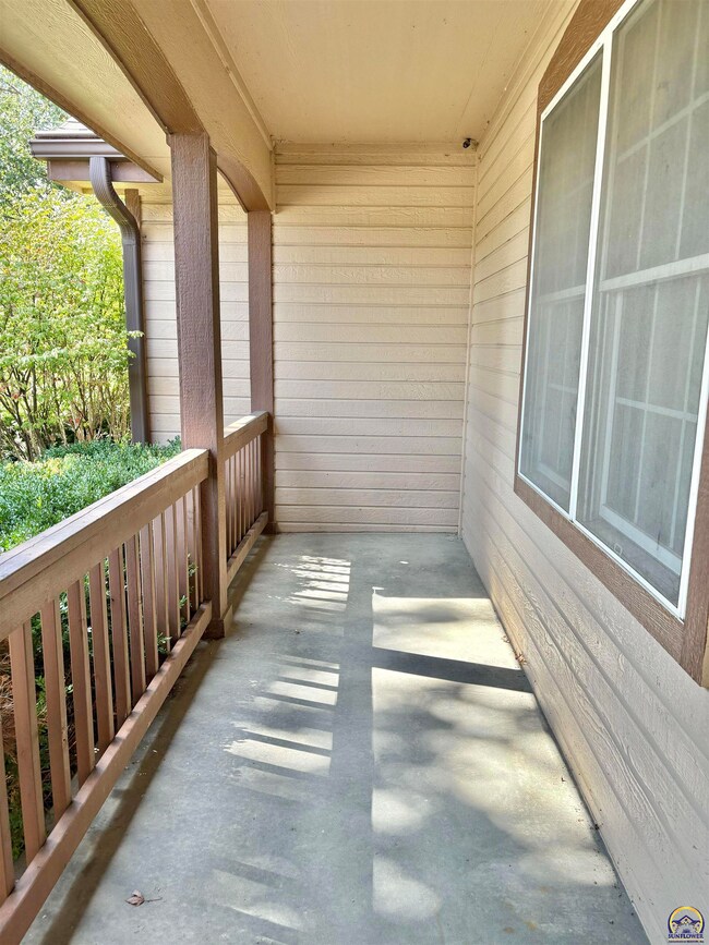 Covered front porch