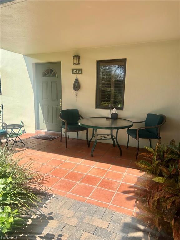 View of front patio / terrace