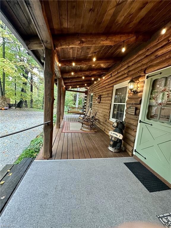 View of deck