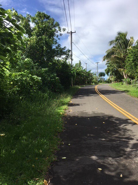 Looking towards Mapuana lot is to the left.