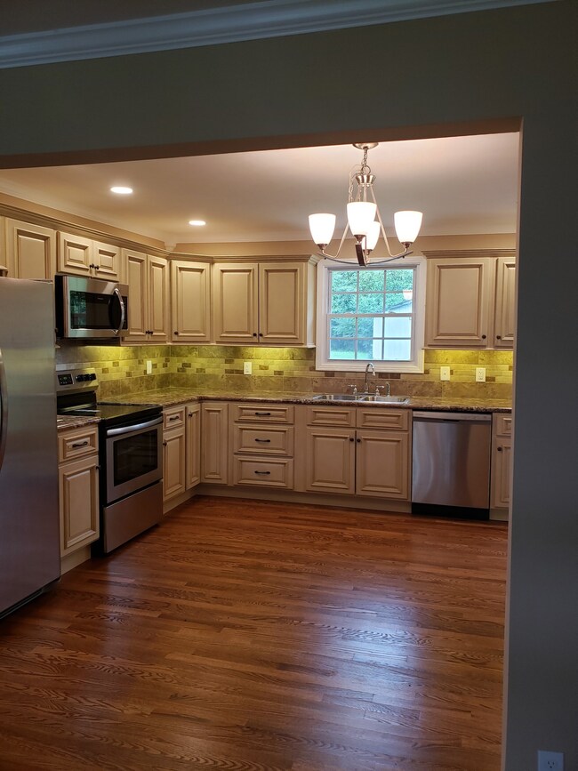 WOW!!! What a kitchen this one has.  Home was brought to current styles and like what you would vision in a much more expensive property.  You will love it!!!