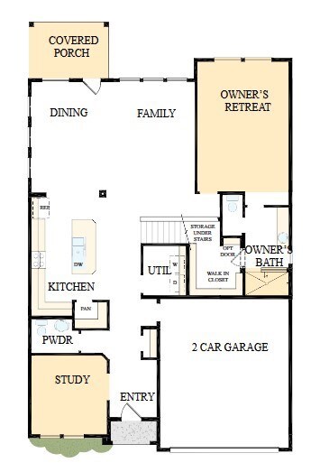 The success of a floor plan is the way you can mov
