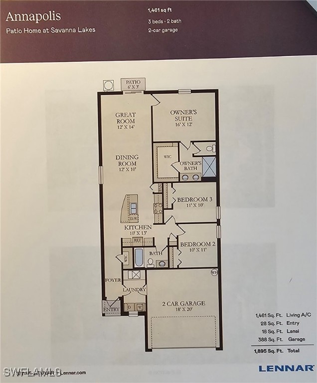 View of layout