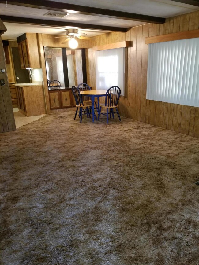 Eat-in dining area in living room