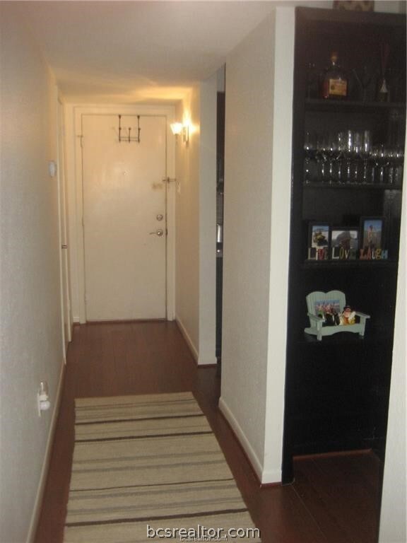 Hallway to rear entrance