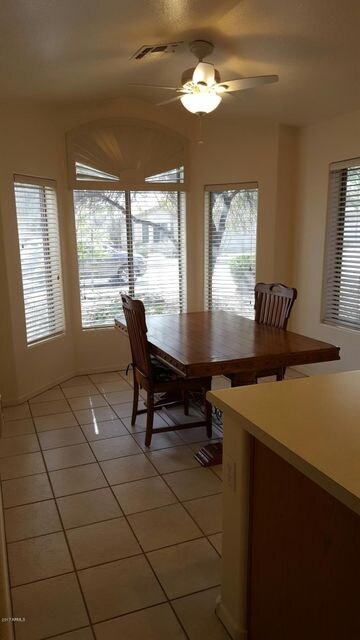 Kitchen Dinette has a Bay Window