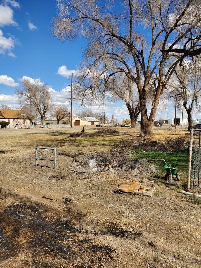 Southwest corner; from the alleyway