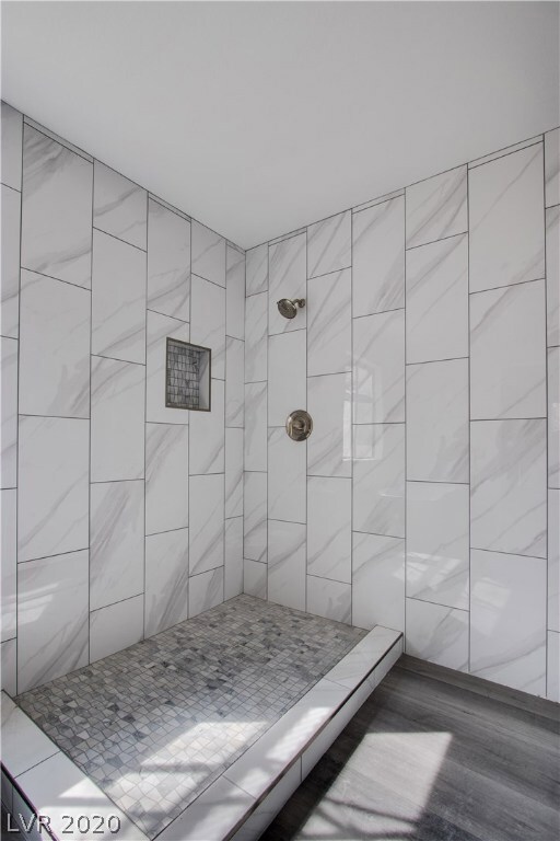 Floor to Ceiling Porcelain Custom Shower!