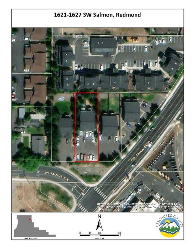 1621-1627 SW Salmon Aerial