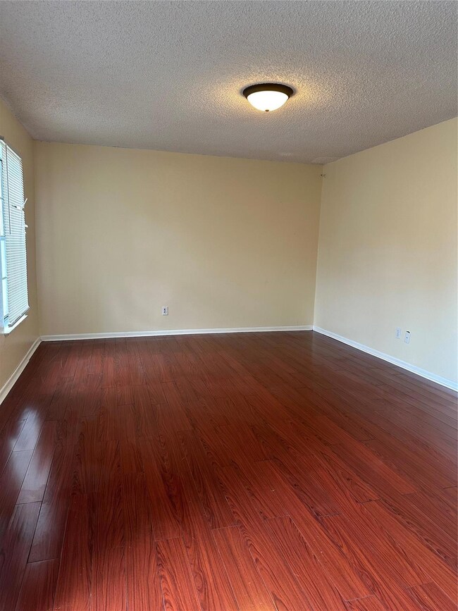 Living Room with laminate flooring.