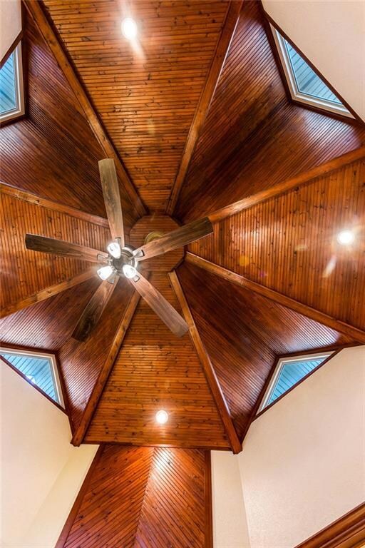 Upstairs living room ceiling