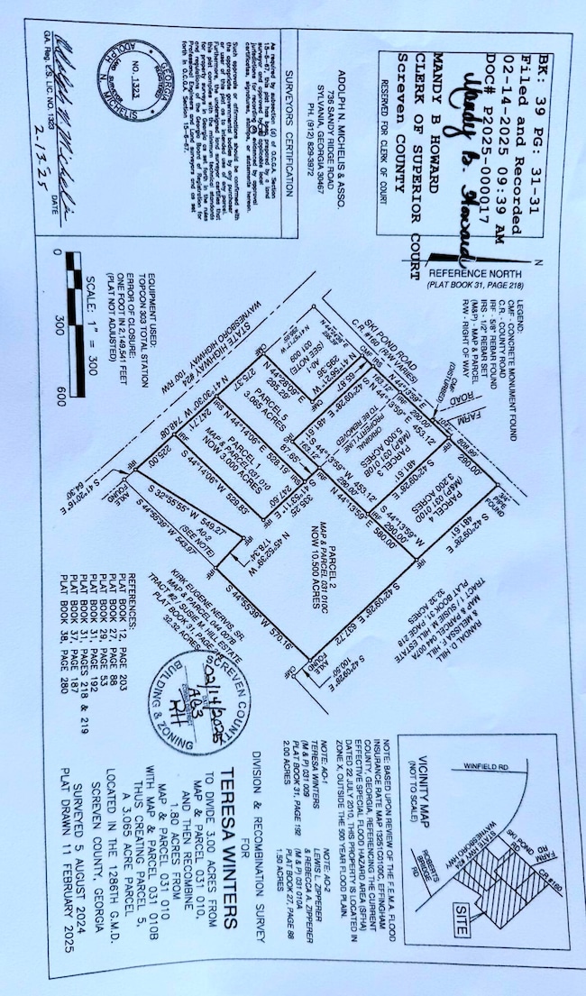 Plat_3 acres_Parcel 1