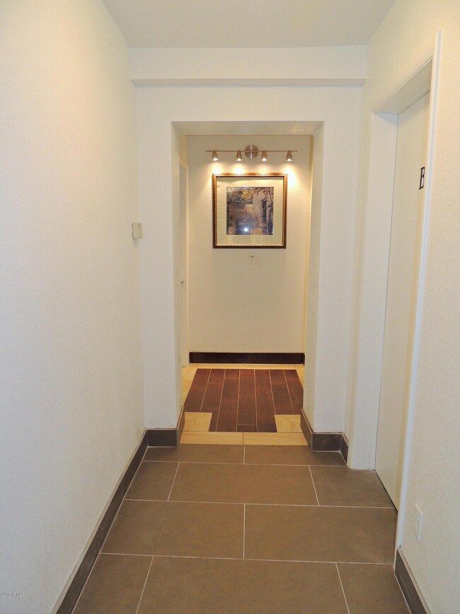 Shared hallway for four offices