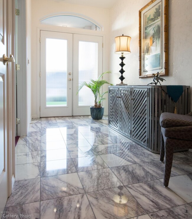Bright and light entry