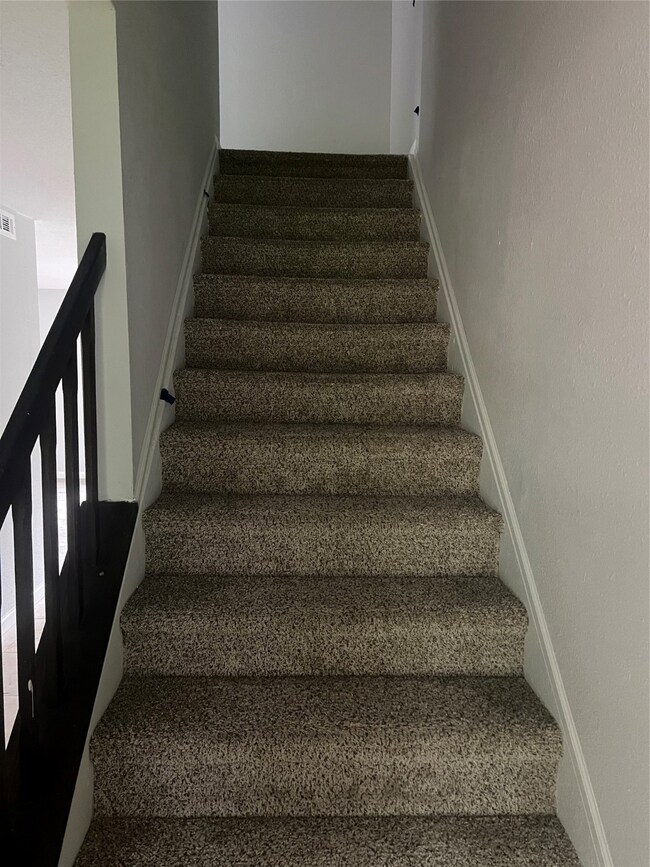 Stairway brand new carpet 