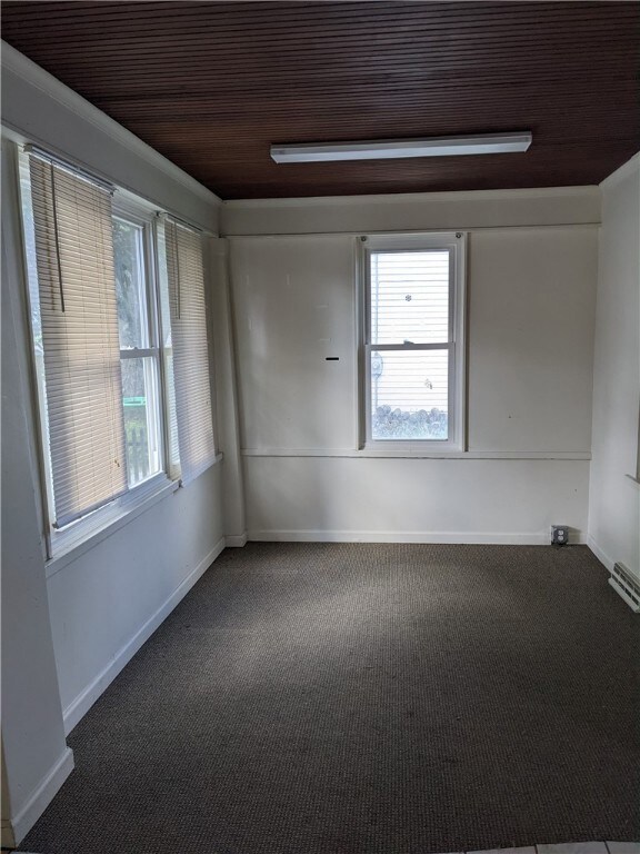 The entry of this home is already set up for an of