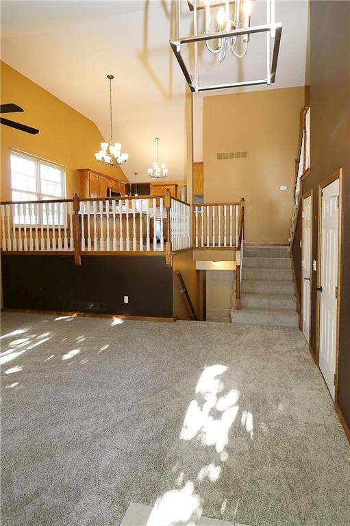 As you enter you see the soaring ceilings and the 
