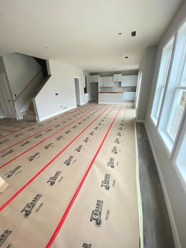 A preview of the great room that will flow seamlessly into the dinning area!