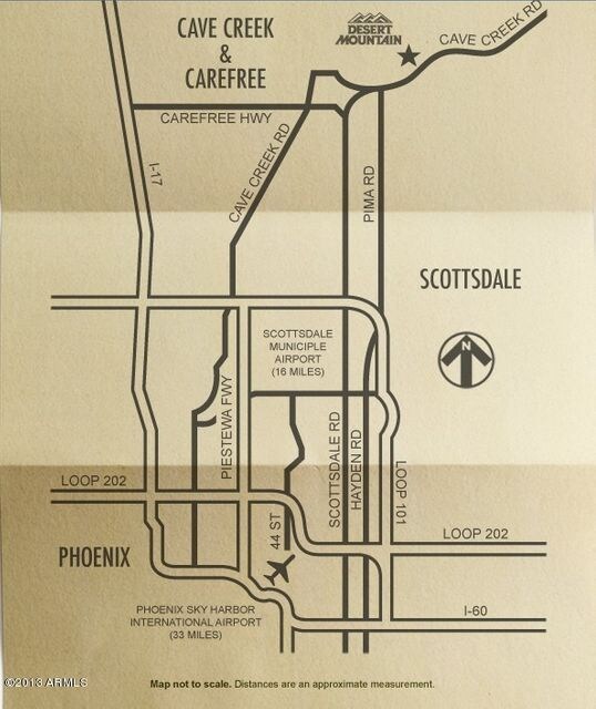 Desert Mountain Map