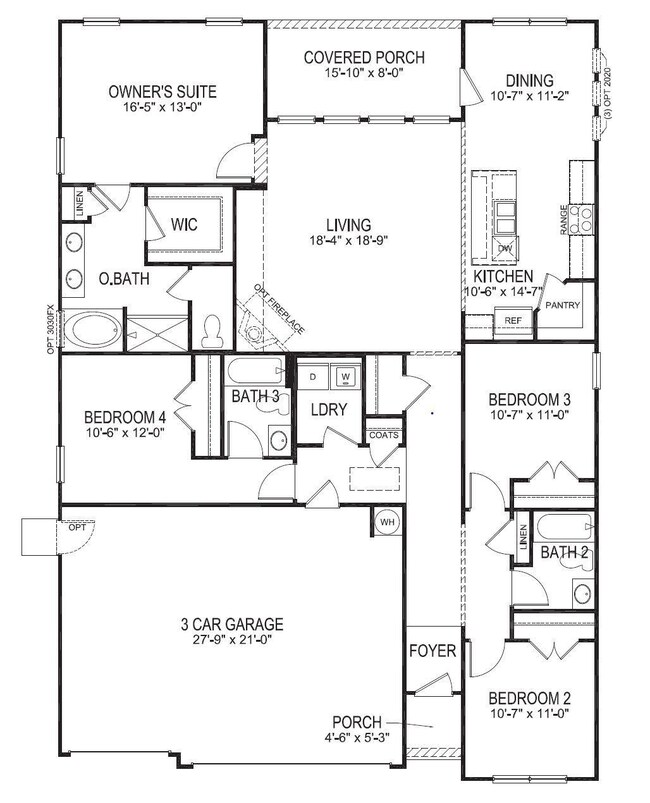 Madison First Floor Plan