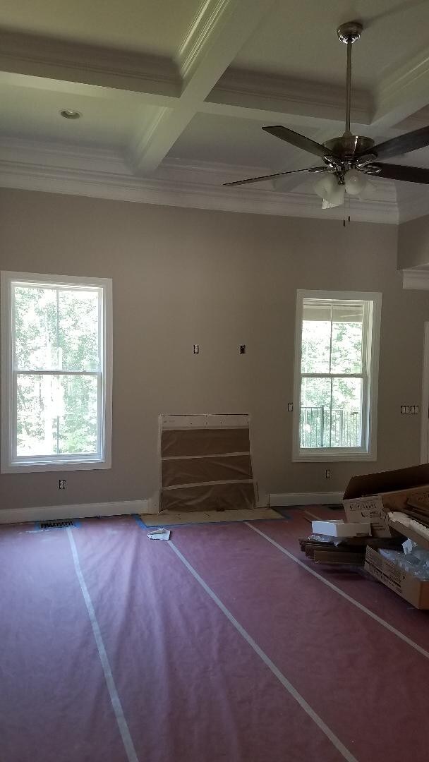 Not actual home for sale, but same floor plan.  Beautiful ceiling lines.  Extensive sand and finish hardwood.