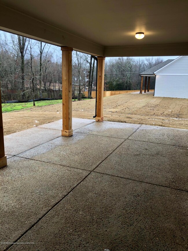 Covered patio