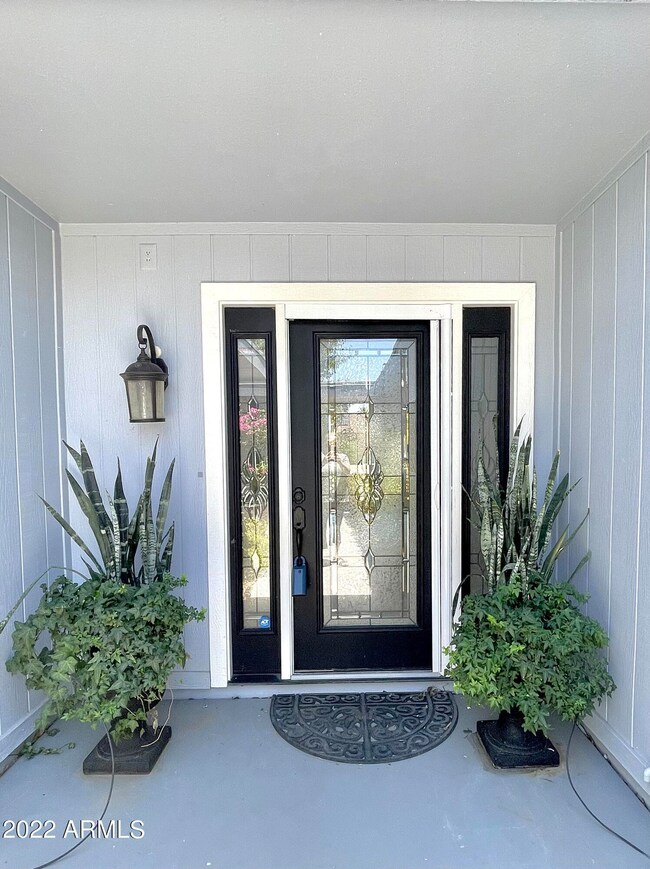 Lovely glass front door
