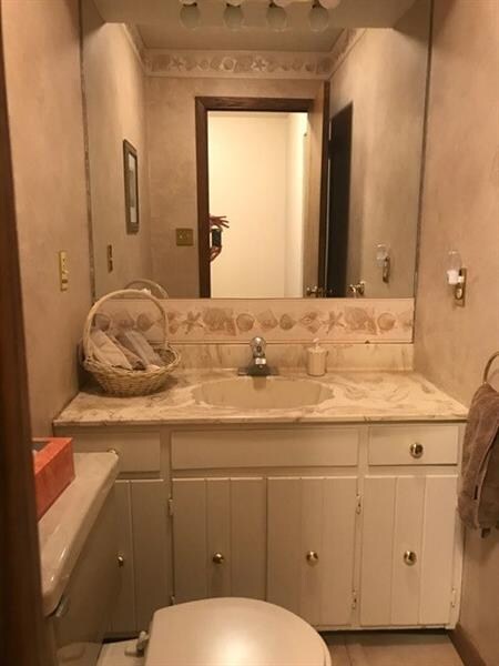 Partial bathroom on Main Level