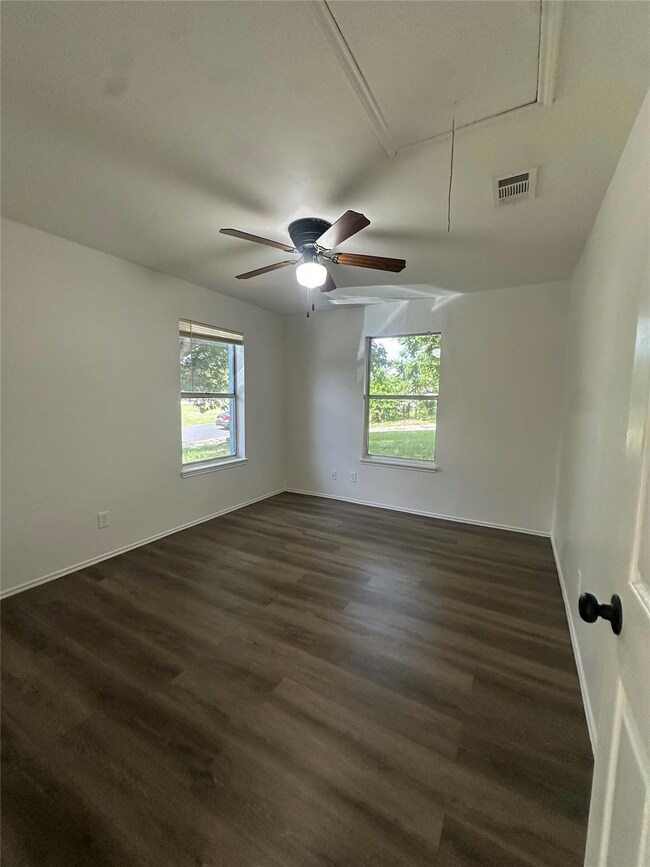 Unfurnished room with attic access, healthy amoun