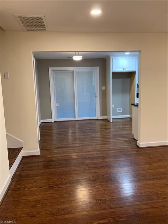 Eating area off of the living room