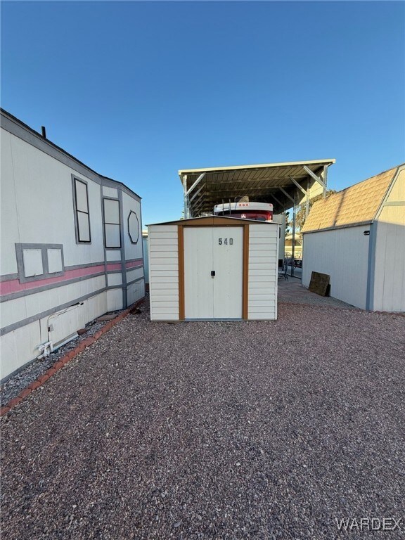 View of shed