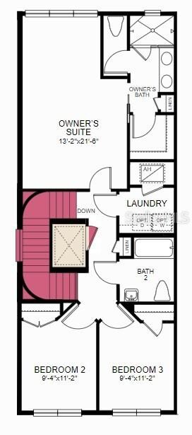 Upper floor: Structural options added at 2519 Cora