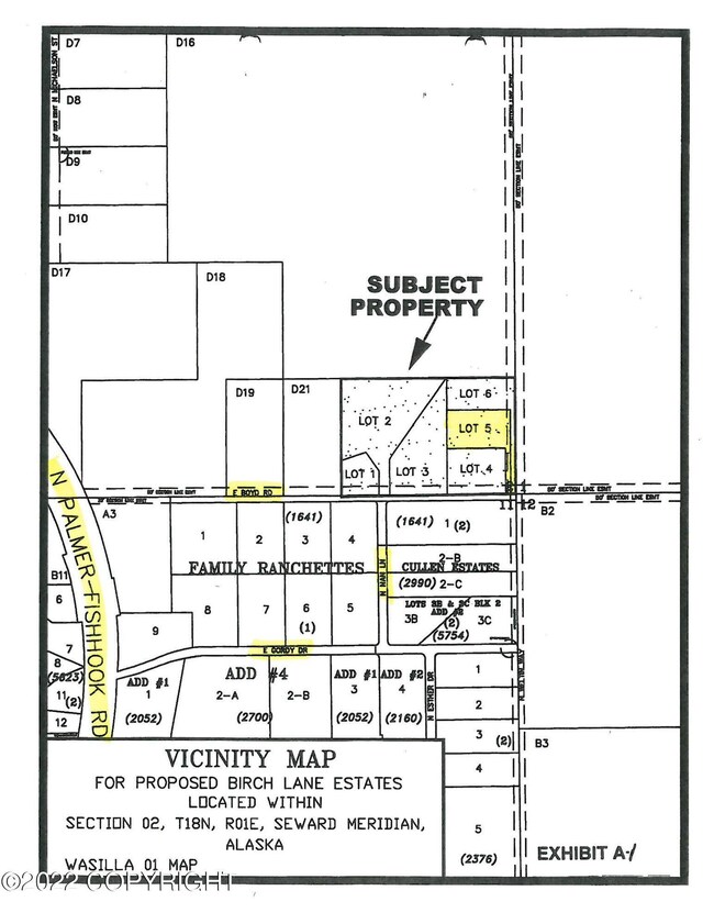 Vicinity map Lot 5