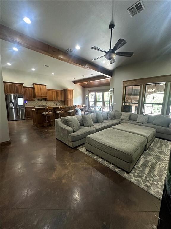 Kitchen & Living Room