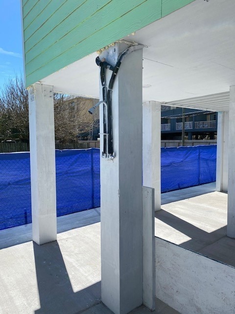 Assigned outside shower available.