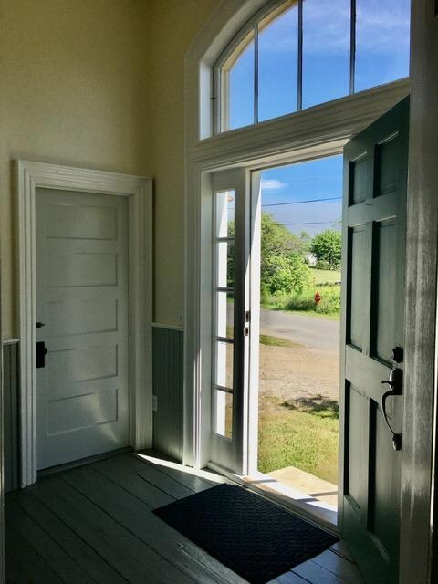 open front door