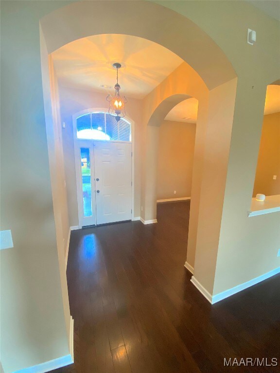 Step inside and see the stunning hardwood flooring
