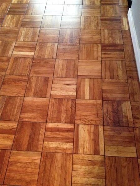 refinished hardwood floor