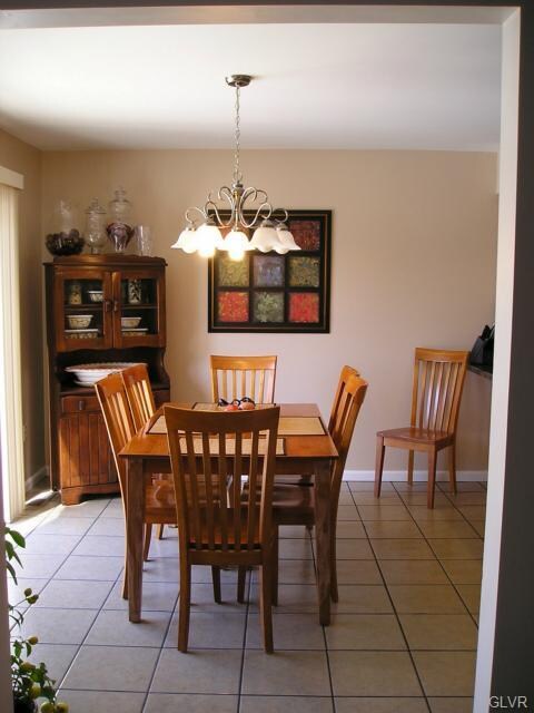 Dining Room/Area W/ Slider to Deck