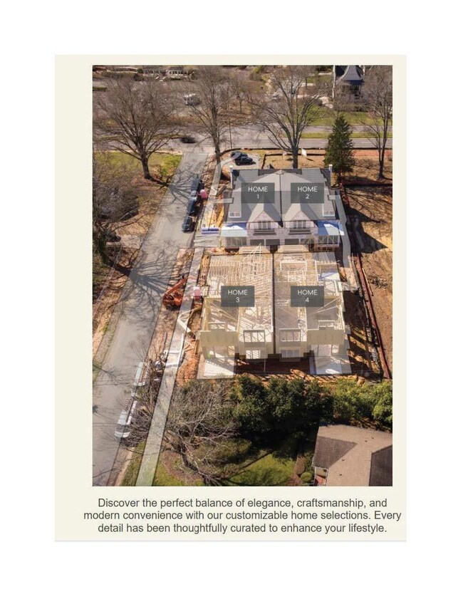 Limited opportunity-only 4 homes