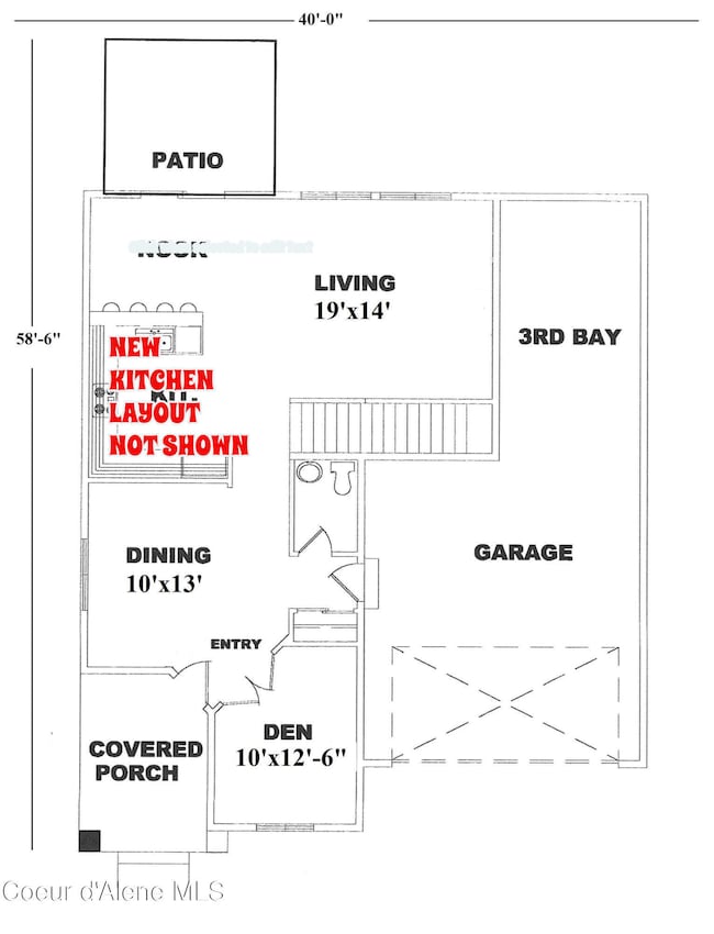 Clearwater Main Floor Plan. with patiojp