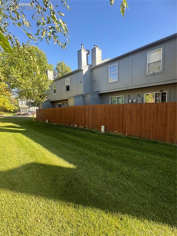 Gate access from private courtyard to common area.