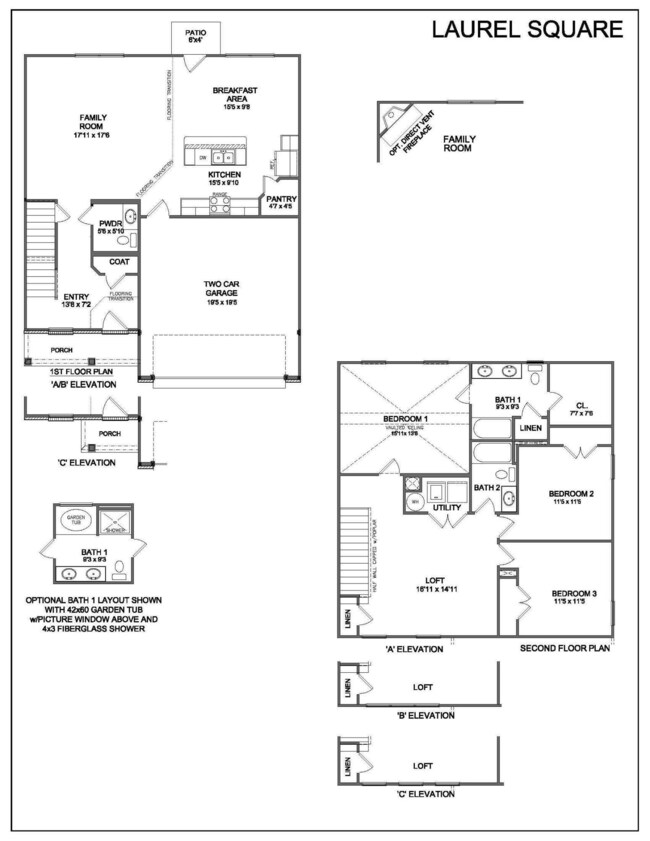 Laurel Square Floorplan