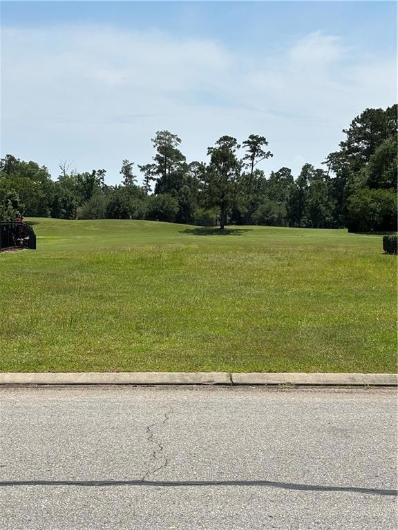 View of the lot, which overlooks the 7th golf cour