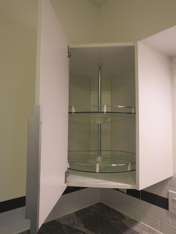 Kitchen cabinet - custom feature for extra storage