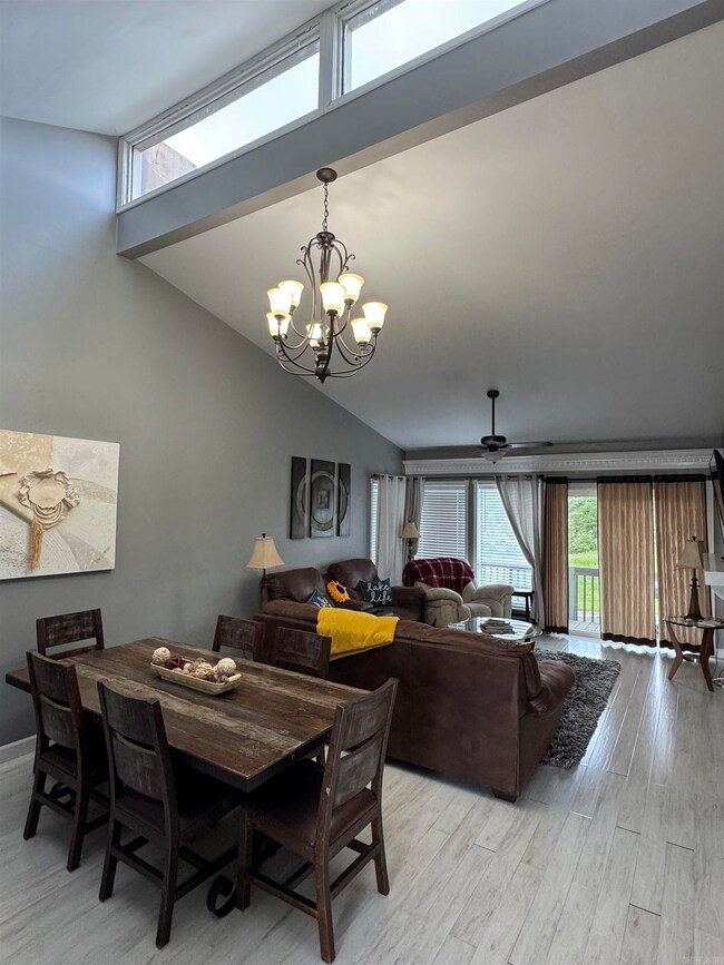 Tons of natural light with the sky lights