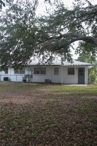 Back view of duplex